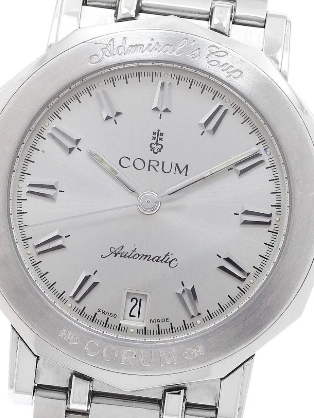 CORUM Admirals cup 89.430.20 V585 Date Silver Dial Automatic Men's Watch_912259